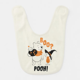 Pooh and Piglet   Boo Pooh Baby Bib