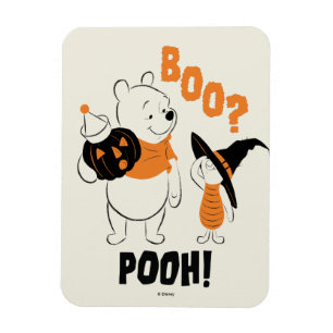 Pooh and Piglet Boo Pooh Magnet