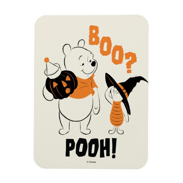 Pooh and Piglet | Boo Pooh Magnet (Vertical)