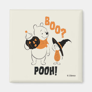Pooh and Piglet Boo Pooh Magnet