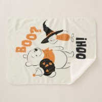 Pooh and Piglet, Boo Pooh Sherpa Blanket, Zazzle