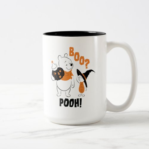 Pooh and Piglet  Boo Pooh Two_Tone Coffee Mug