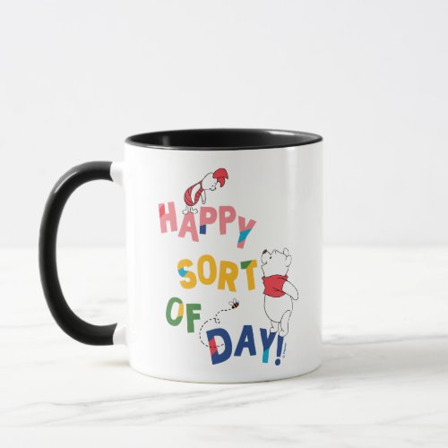 Pooh and Piglet  Happy Sort of Day Mug