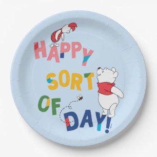 Pooh and Piglet   Happy Sort of Day! Paper Plates