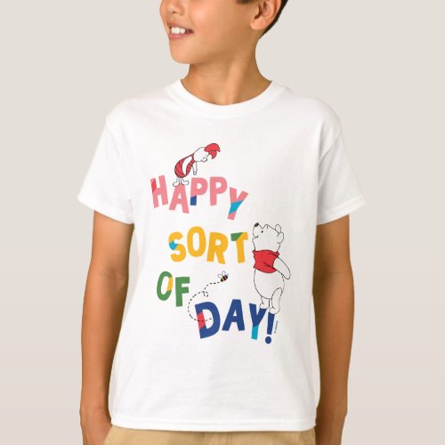 Pooh and Piglet  Happy Sort of Day T_Shirt