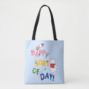 Pooh and Piglet   Happy Sort of Day! Tote Bag