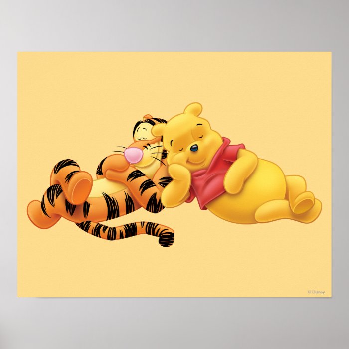 Pooh and Tigger Print