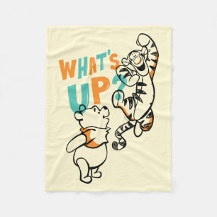 Pooh and Tigger What's Up? Fleece Blanket