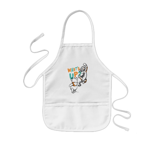 Pooh and Tigger What's Up? Kids' Apron (Front)