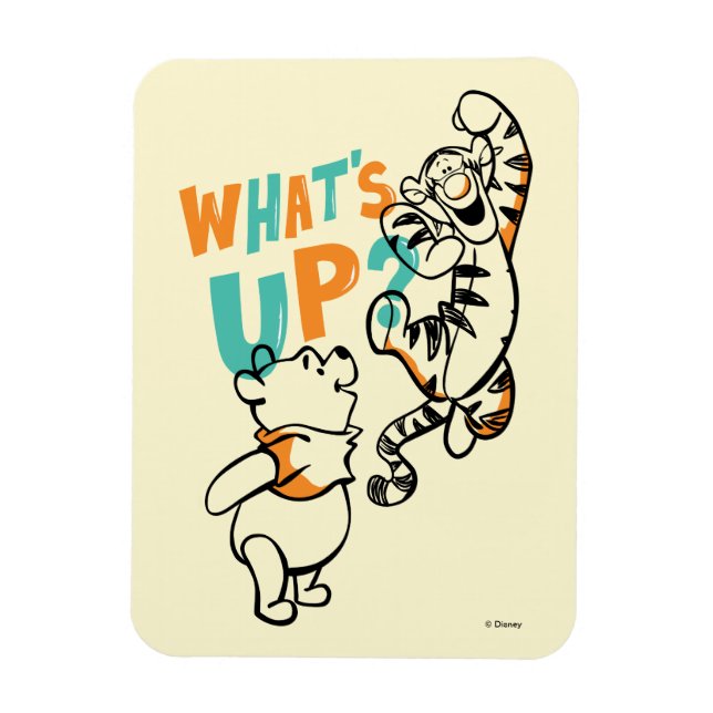 Pooh and Tigger What's Up? Magnet (Vertical)