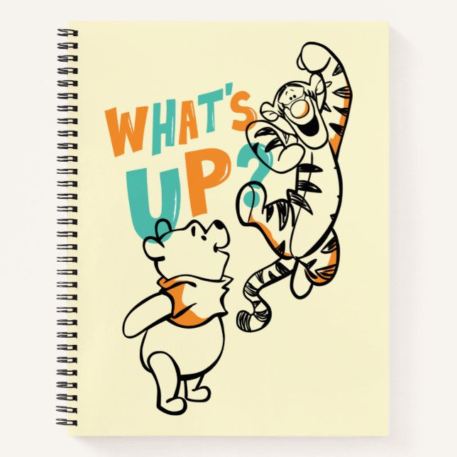Pooh and Tigger What's Up? Notebook (Front)
