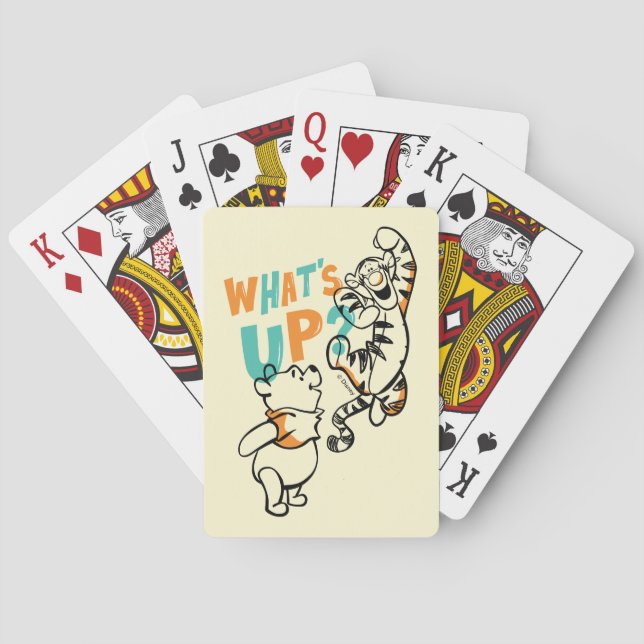 Pooh and Tigger What's Up? Playing Cards (Back)