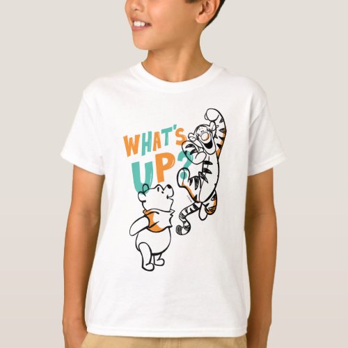 Pooh and Tigger Whats Up T_Shirt