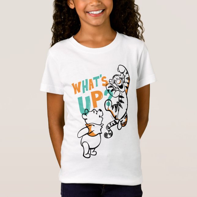 Pooh and Tigger What's Up? T-Shirt (Front)