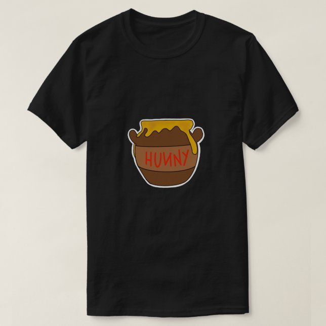 Pooh Bear Honey Pot .png T-Shirt (Design Front)
