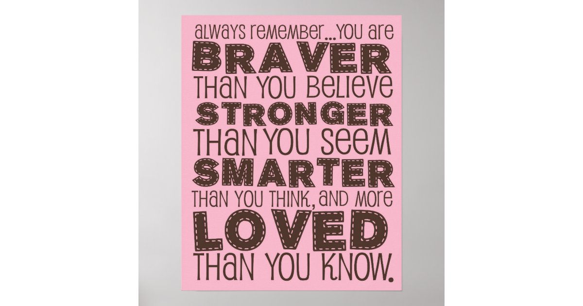 Pooh Bear Quote Poster 