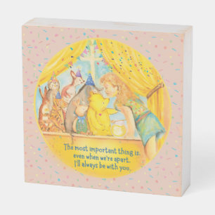 Pooh Bear Wood Art Wooden Box Sign