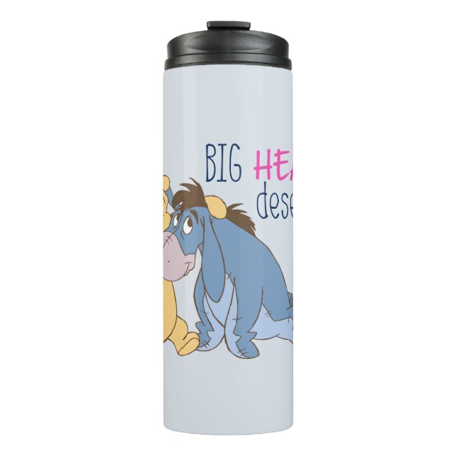 Pooh & Eeyore | Big Hearts Deserve Big Hugs Thermal Tumbler (Front)