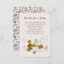 Pooh, Eeyore & Tigger Books for Baby Insert Card