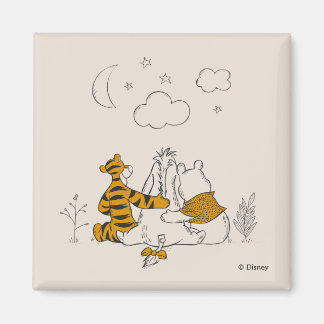 Pooh, Eeyore & Tigger | Looking up at the Sky Magnet