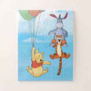 Pooh, Eeyore, & Tigger Up And Away Jigsaw Puzzle