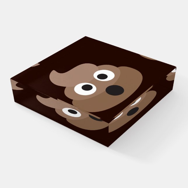 Pooh Emoji Paperweight (Angled)