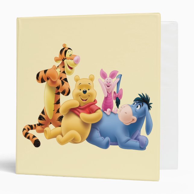Pooh & Friends 10 Binder (Front/Inside)