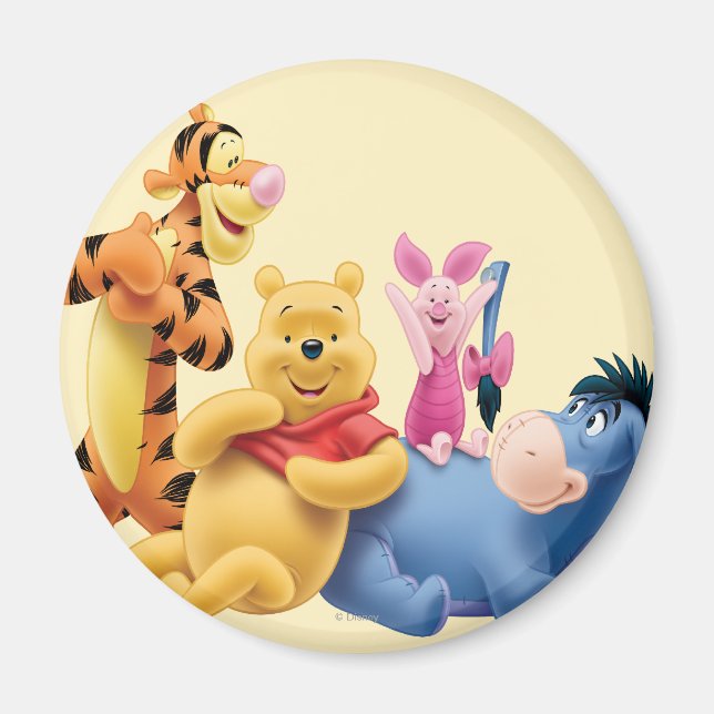 Pooh & Friends 10 Magnet (Front)