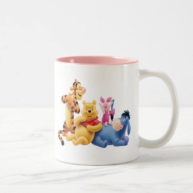 Pooh & Friends 10 Two-Tone Coffee Mug (Right)