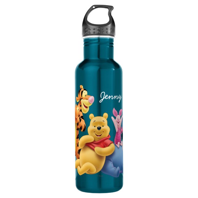 Pooh & Friends 10 Water Bottle (Front)