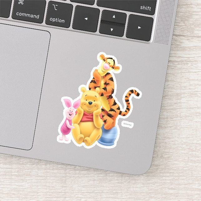 Pooh & Friends 11 Sticker (Detail)