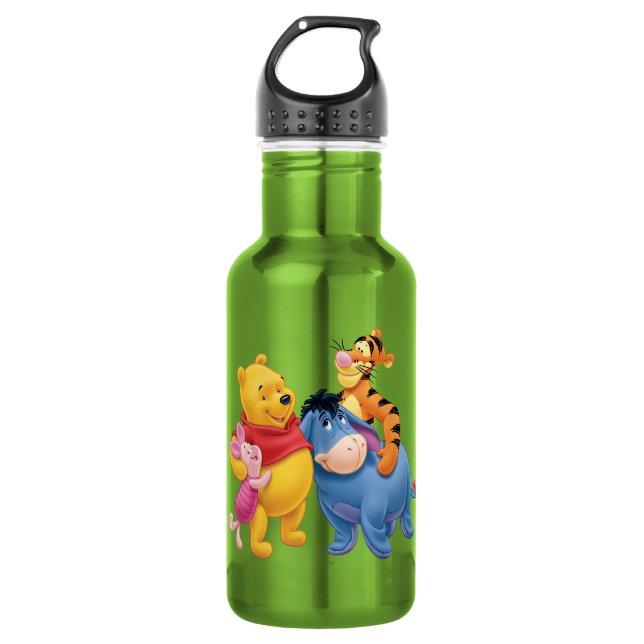 Pooh & Friends 1 Stainless Steel Water Bottle (Front)