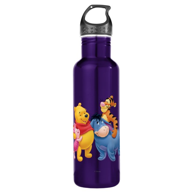 Pooh & Friends 1 Stainless Steel Water Bottle (Front)