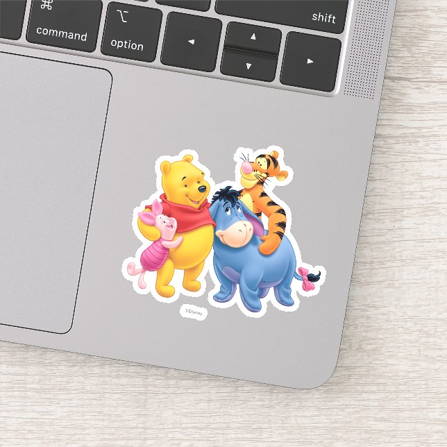 Pooh & Friends 1 Sticker (Detail)