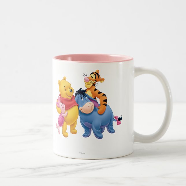Pooh & Friends 1 Two-Tone Coffee Mug (Right)