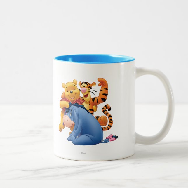 Pooh & Friends 3 Two-Tone Coffee Mug (Right)