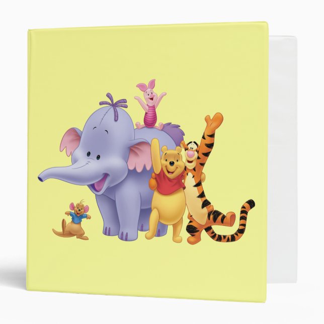 Pooh & Friends 4 Binder (Front/Inside)