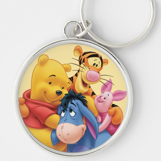 Pooh & Friends 5 Keychain (Front)