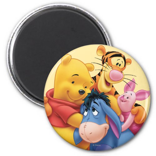 Pooh  Friends 5 Magnet