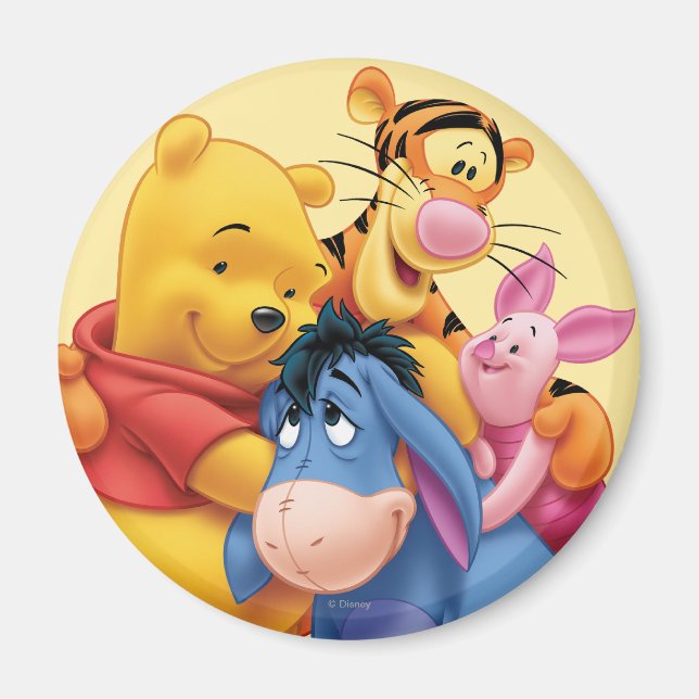 Pooh & Friends 5 Magnet (Front)