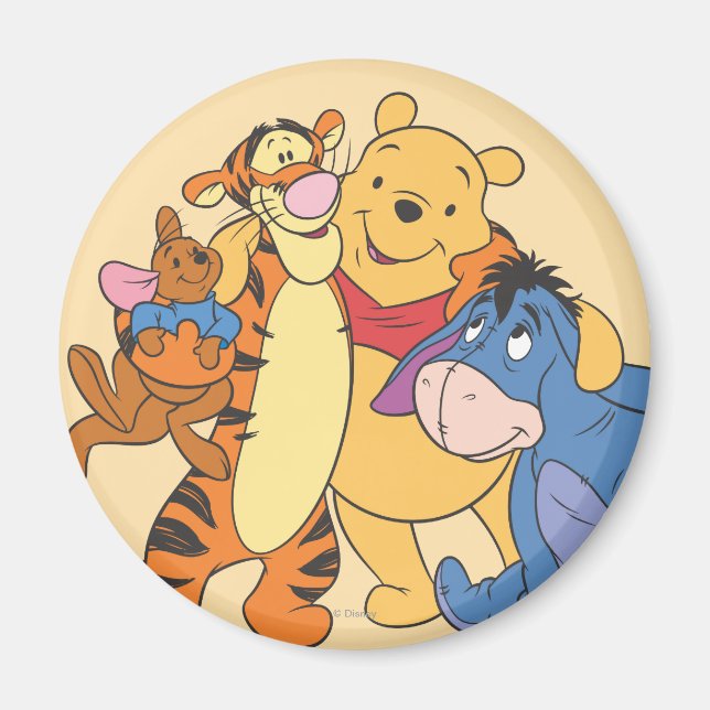 Pooh & Friends 7 Magnet (Front)