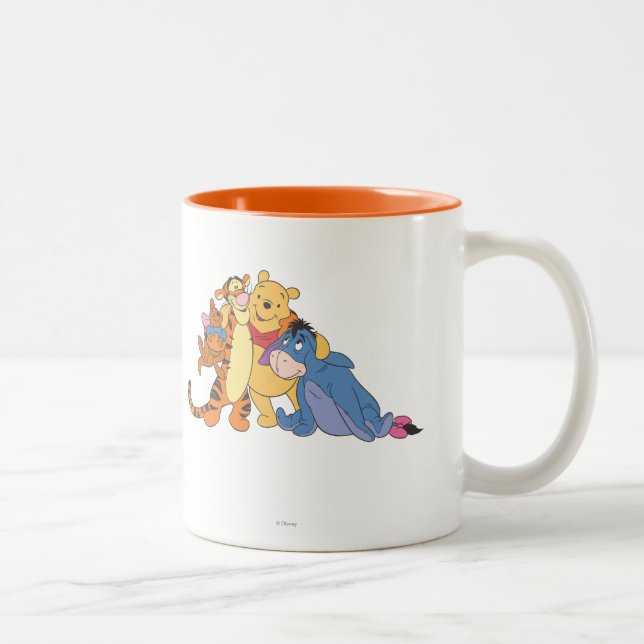 Pooh & Friends 7 Two-Tone Coffee Mug (Right)