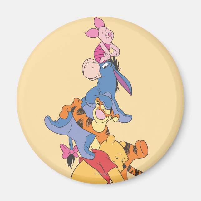 Pooh & Friends 8 Magnet (Front)