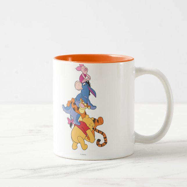 Pooh & Friends 8 Two-Tone Coffee Mug (Right)