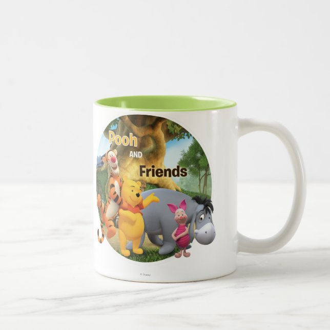 Pooh & Friends 9 Two-Tone Coffee Mug (Right)