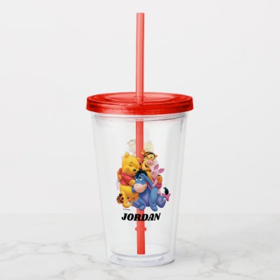 Pooh &amp; Friends - Add Your Name Acrylic Tumbler