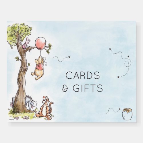 Pooh  Friends Baby Shower Gifts  Cards Sign