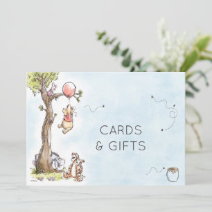 Pooh & Friends Baby Shower Gifts & Cards Sign