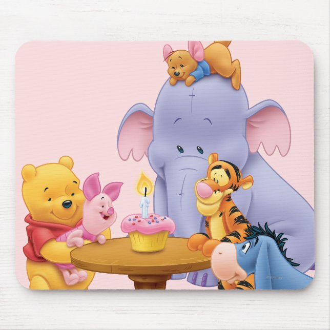 Pooh & Friends Birthday Mouse Pad (Front)