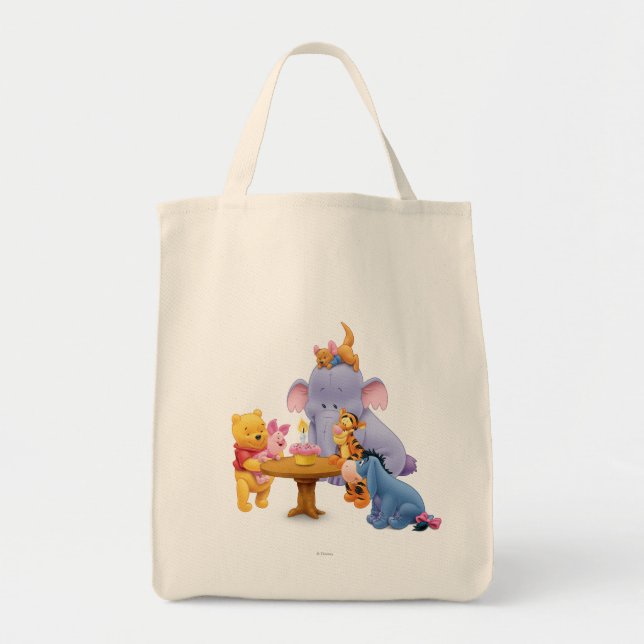 Pooh & Friends Birthday Tote Bag (Front)